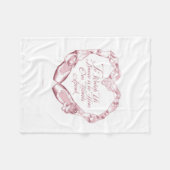 私たちのバレエハートフリースブランケット フリースブランケット (正面(横))