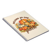 私たちのパッチへようこそ – Cozy Pumpkin Patch ノートブック (右側)