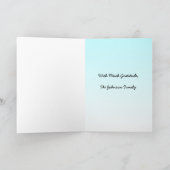 私たちのパパを気に取ってありがとう カード (内部)