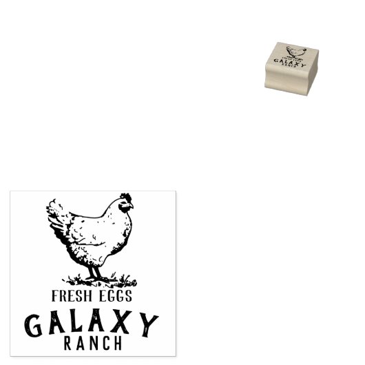 私たちのパーソナライズされた新鮮な卵のスタンプ ラバースタンプ (押印)