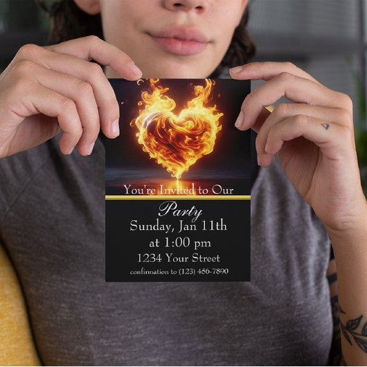 私たちのパーティに火をつけよう! 招待状