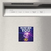 私たちのパーティーはあなたを必要とする – Minceパイ マグネット (インサイチュ (食洗機))