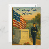 私たちのヒーローを讃えるメモリアルデー シーズンポストカード (正面/裏面)