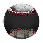 私たちのヒーローパパ |最高のパパEver Photo Collage 野球ボール (裏面)