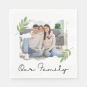 私たちのファミリーペーパーナプキン スタンダードランチョンナプキン (正面)