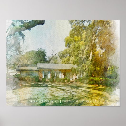 私たちのフォーエバーカスタムホームポートレートテスト ポスター (正面)