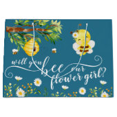 私たちのフラワーガール抱き枕 ラージペーパーバッグ (正面)