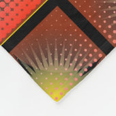 私たちのフリースブランケットデザインと一緒にユニーク居心地の良い フリースブランケット (角)