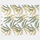 私たちのフリースブランケットデザインと一緒にユニーク居心地の良い フリースブランケット (正面(横))