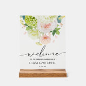 私たちのフローラ結婚へようこそ アクリルサイン (正面)