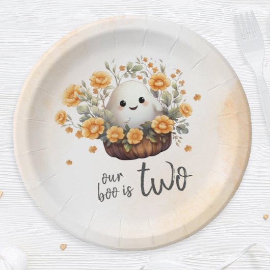 私たちのブイズツー幽霊誕生日 ペーパープレート