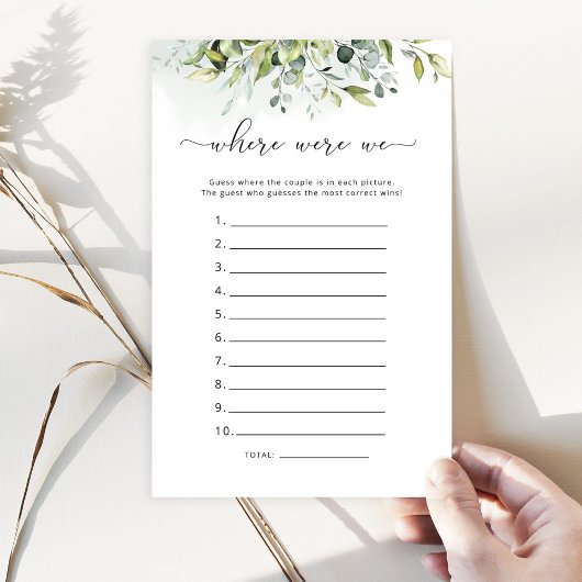 私たちのブライダルシャワーゲーム