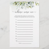 私たちのブライダルシャワーゲーム (正面)