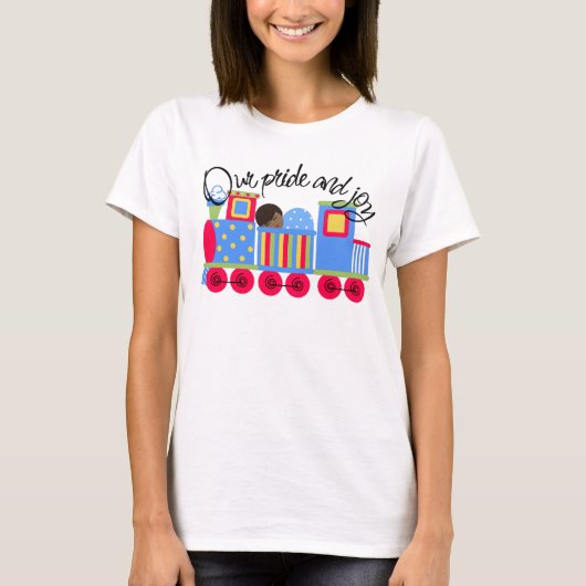 私たちのプライド妊婦のトップ Tシャツ (正面)