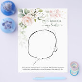 私たちのベビーがどのようにフローラの赤ちゃんシャワーゲームF チラシ (シングル)