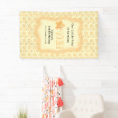 私たちのベビーがキュートなスター1歳の誕生日を迎える 横断幕 (インサイチュ)