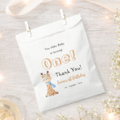 私たちのベビーは可愛いキリン1歳の誕生日を迎える フェイバーバッグ (クリップ留めされた状態)