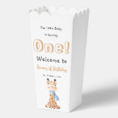 私たちのベビーは可愛いキリン1歳の誕生日を迎える フェイバーボックス (裏面)