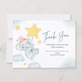 私たちのベビーシャワーにご参加いただきありがとうございました ポストカード