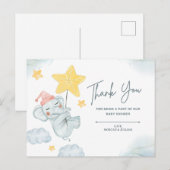 私たちのベビーシャワーに参加してくれてありがとう ポストカード (正面/裏面)