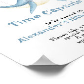 私たちのベビーシャークタイムカプセル1歳の誕生日 ポスター (角)