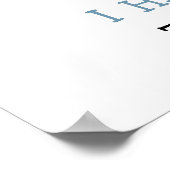 私たちのベビーシャークファースト誕生日マイルストーン誕生日 ポスター (角)