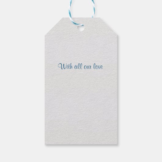 私たちのベビー孫クリスマス ギフトタグ (裏面)