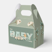 私たちのベビー来は赤ちゃんシャワーお願いボックス フェイバーボックス (裏面サイド)