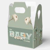 私たちのベビー来は赤ちゃんシャワーお願いボックス フェイバーボックス (オープン)