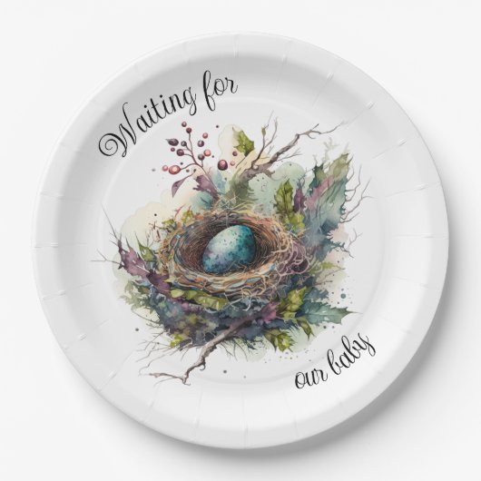 私たちのベビー ペーパープレート (正面)