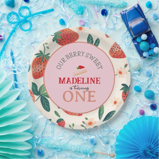 私たちのベリースウィート誕生日 ペーパープレート (パーティー)