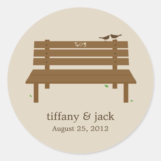 私たちのベンチ特典ステッカー ラウンドシール (正面)