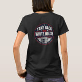 私たちのホワイトハウスを取り戻せ 女性用Tシャツ Tシャツ (裏面)
