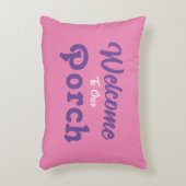 私たちのポーチへ ようこそ / いつも / ピンク / アクセントクッション (正面(垂直))