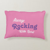 私たちのポーチへ ようこそ / いつも / ピンク / アクセントクッション (裏面)