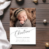 私たちのメリークリスマスベビー誕生発表 シーズンカード