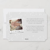 私たちのメリー初めてのクリスマスが一緒にスクリプト写真 シーズンカード (裏面)