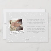 私たちのメリー初めてのクリスマスが一緒にスクリプト写真 シーズンカード (裏面)