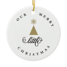 私たちのメリー小さなクリスマスかわいいベビー1stクリスマス