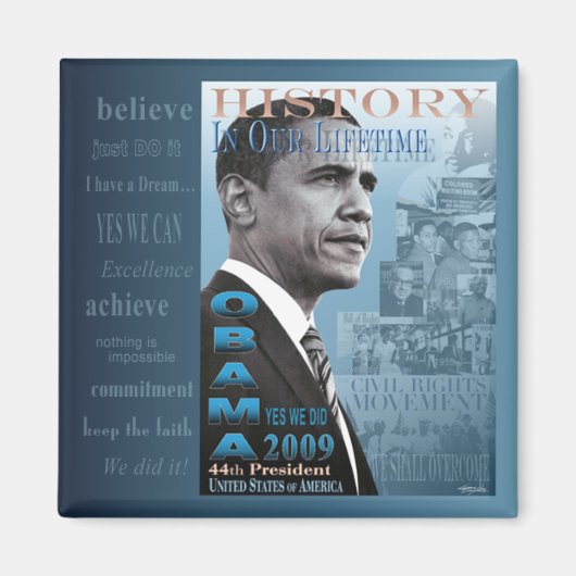 私たちのライフマグネットの歴史（公民権） マグネット (正面)