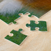 私たちのラフなコリー私たちの家族のペット ジグソーパズル (側面)