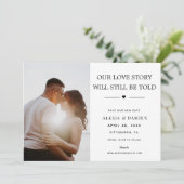 私たちのラブストーリーは今でも日付の変更を語られる 招待状 (スタンド正面)