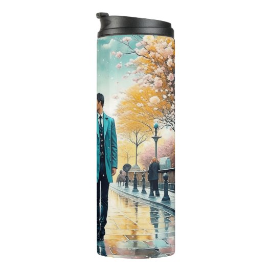 私たちのラブストーリーは私のお気に入り タンブラー (回転右)