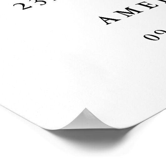 私たちのラブストーリーフェイク結婚金ゴールドの日付のサイン ポスター (角)