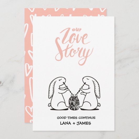 私たちのラブストーリー | バレンタインカード シーズンカード (正面/裏面)