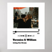 私たちのラブソングカスタムソングミュージックプレーヤー ポスター (正面)