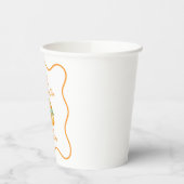 私たちのリトルかわいこちゃんオレンジの誕生日 紙コップ (左)