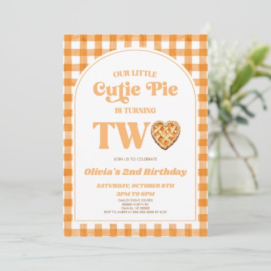 私たちのリトルかわいこちゃんパイレトロ2nd誕生日パーティー 招待状 (スタンド正面)