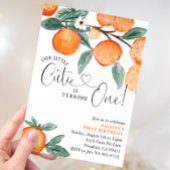 私たちのリトルかわいこちゃんファースト誕生日 招待状