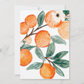 私たちのリトルかわいこちゃんファースト誕生日 招待状 (裏面)